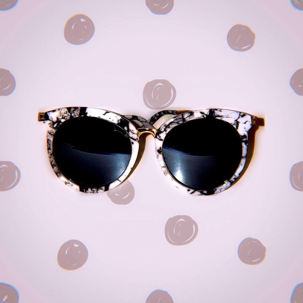 Rare Bertha Marble Framed Sunglasses